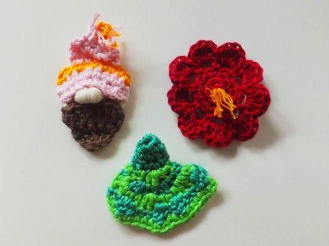 Buttons - Wicht Baum Blume