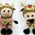 133DE Häkelanleitung Puppe Im Rentier Kleid - Amigurumi PDF Stelmakhova CP