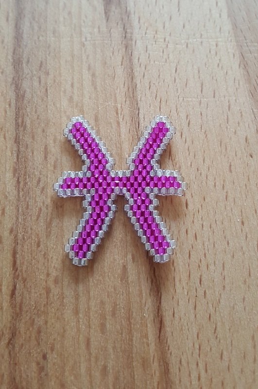 Sternzeichen Fische Schmuckanhänger / Glücksbringer - Bild 2