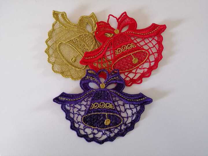 Fensterbild,Lace, Stickerei, WQeihnachten