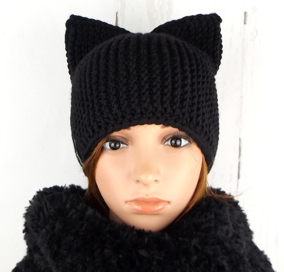 Strickanleitung Mütze "Cats"