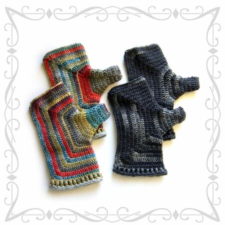 Häkelanleitung #3 für Pulswärmer / Armstulpen von crochet-jewels