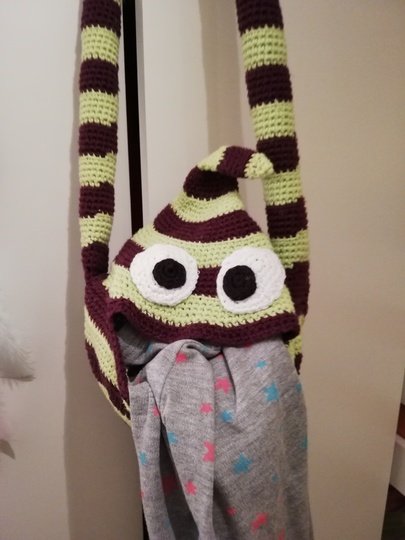 Häkelanleitung Schlamampfie Schlafanzug Mampfer