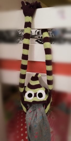 Häkelanleitung Schlamampfie Schlafanzug Mampfer