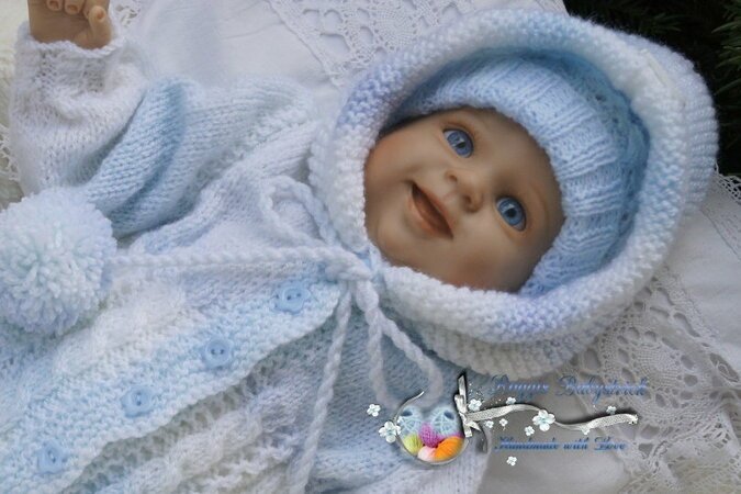 Strickanleitung für Baby's u. Reborns 3-teilig Modell Oleg Gr. 50 - 56