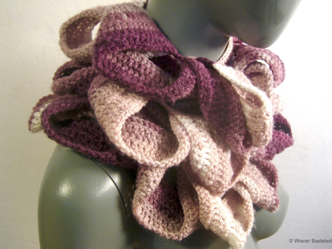 „Schlaufenschal“ für AnfängerInnen, Boa, Schal, Halswärmer