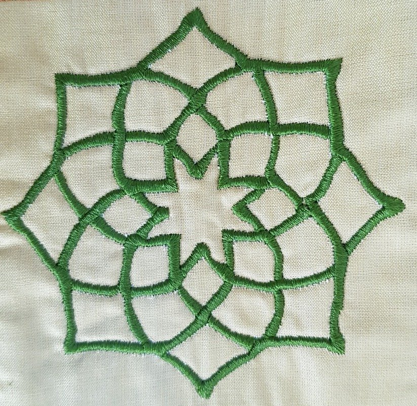 10 Stickdateien Thema YOGA für den 10x10 Rahmen alle Formate - Bild 13