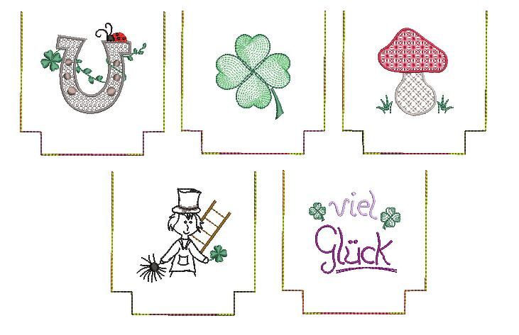 ITH Lichterbeutel 10x10cm Glück für ein LED Teelicht - Bild 8