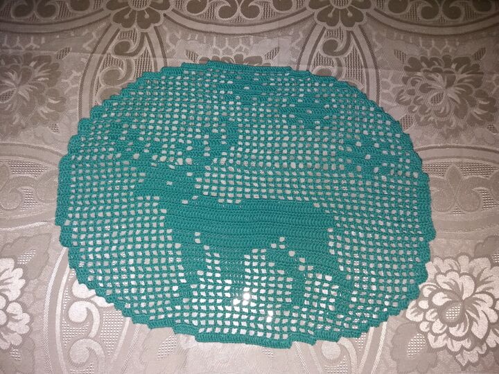 Tischdeckchen Rentier