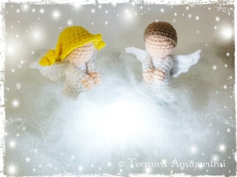 Little angels crochet pattern PDF ternura amigurumi English- Deutsch- Dutch