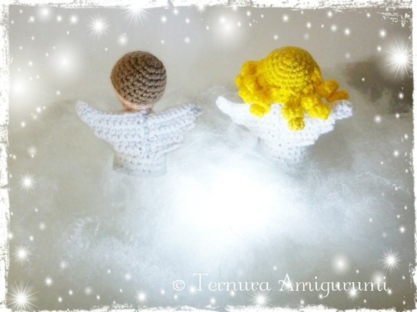 Little angels crochet pattern PDF ternura amigurumi English- Deutsch- Dutch