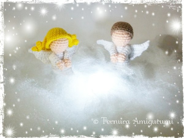 Little angels crochet pattern PDF ternura amigurumi English- Deutsch- Dutch
