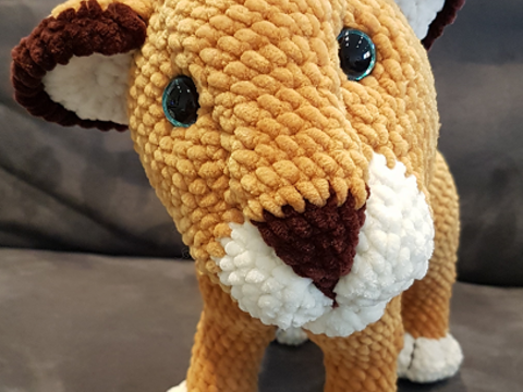 Häkelanleitung Löwenbaby Leo