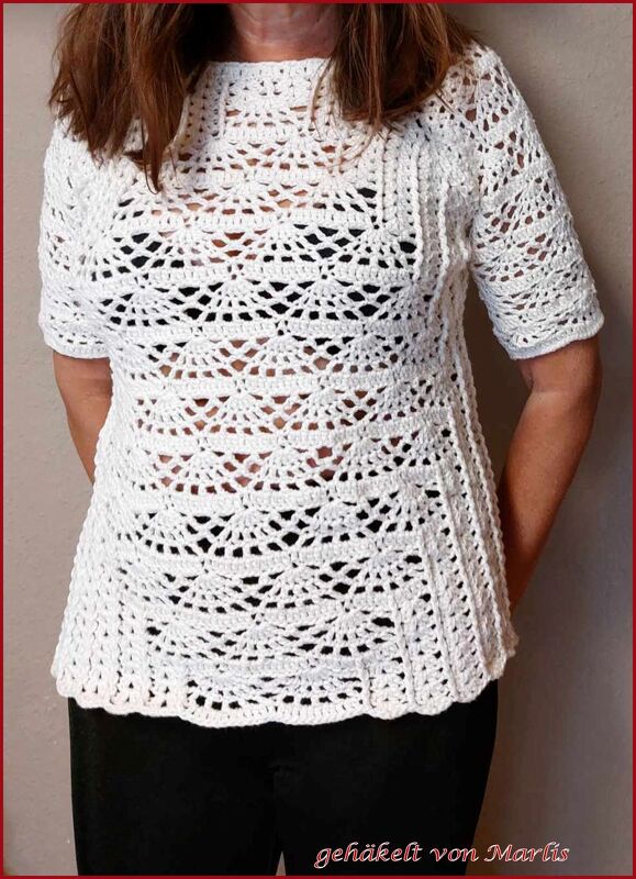 Häkelanleitung Pullover Jette - Alle Größen dank Raglan und RVO - Bild 2