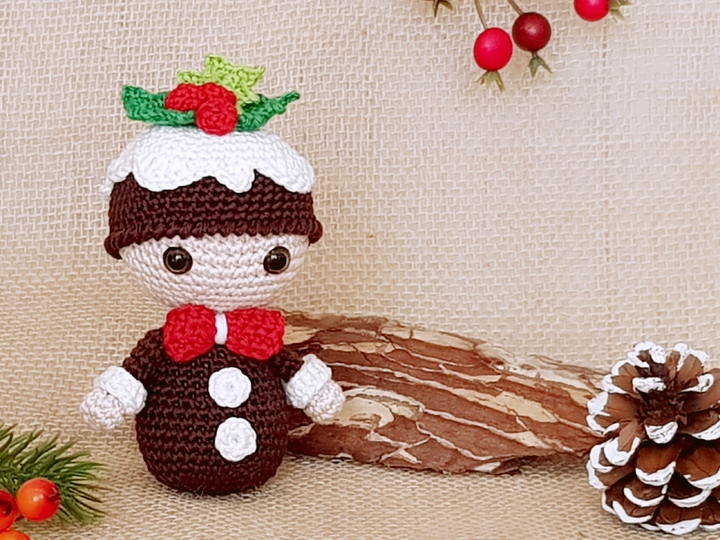 Christmas Treats: Ginger Bread, Candy Cane &   Christmas Pudding – Crochet Pattern
