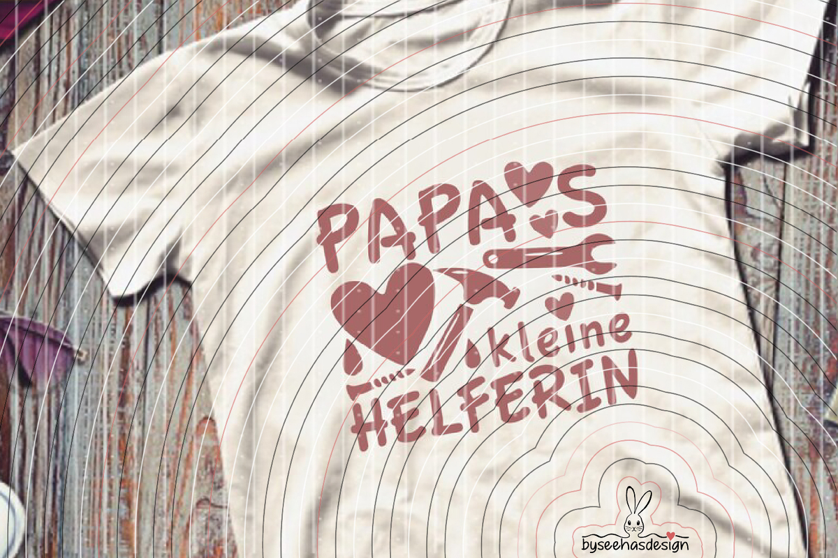 Papas kleine Helferin Plotterdatei SVG DXF - Bild 9