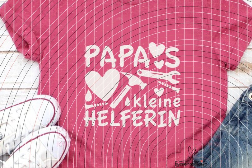 Papas kleine Helferin Plotterdatei SVG DXF