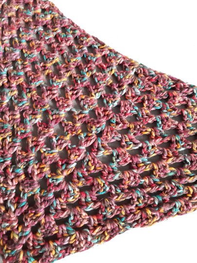 einfaches Dreieckstuch häkeln für Anfänger Dreieckstuch Granny Tuch häkeln