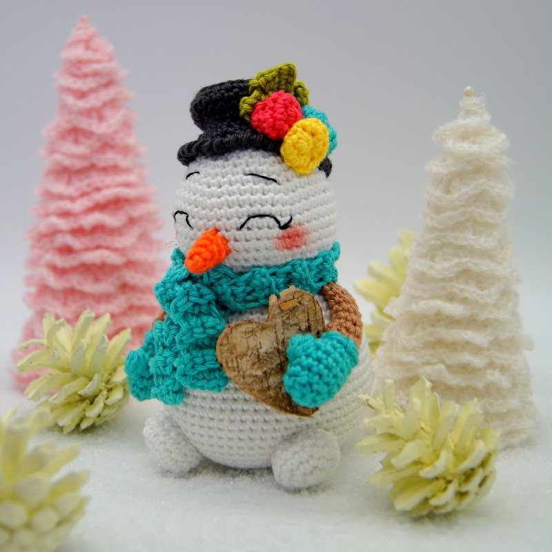 Häkelanleitung Schneemann - Bild 2