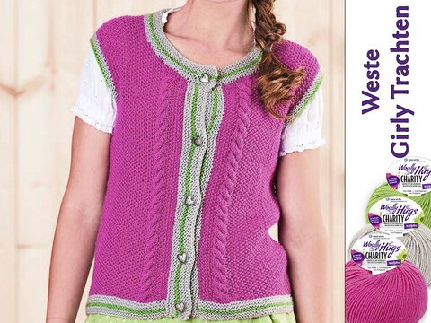 WESTE GIRLY - TRACHTEN - STRICK