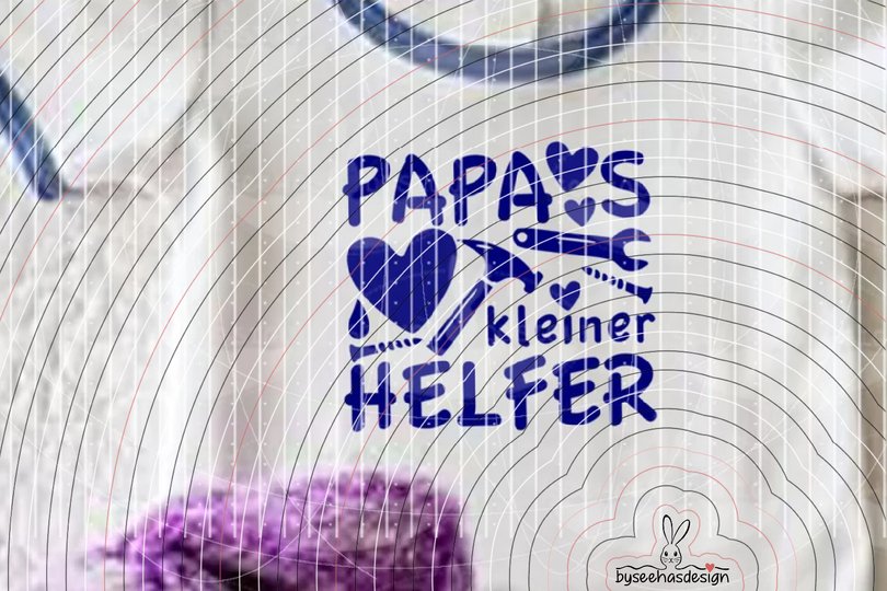 Papas kleiner Helfer Plotterdatei SVG DXF