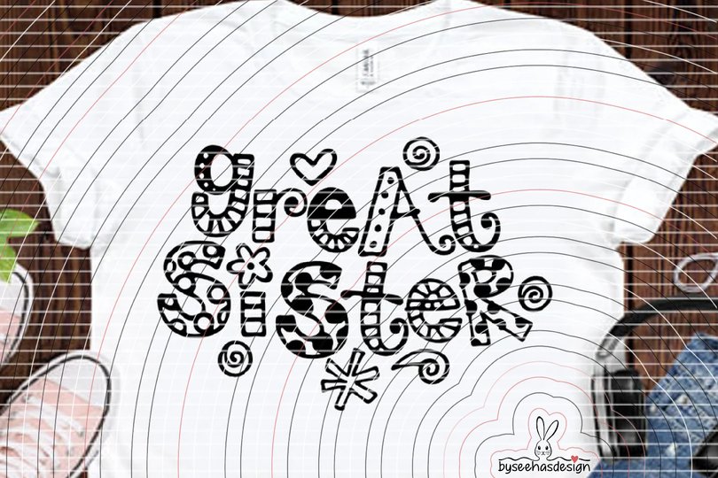 Great Sister Plotterdatei SVG DXF