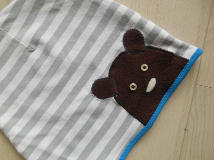 Nähanleitung + Schnittmuster: Kindermütze mit Bärenapplikation