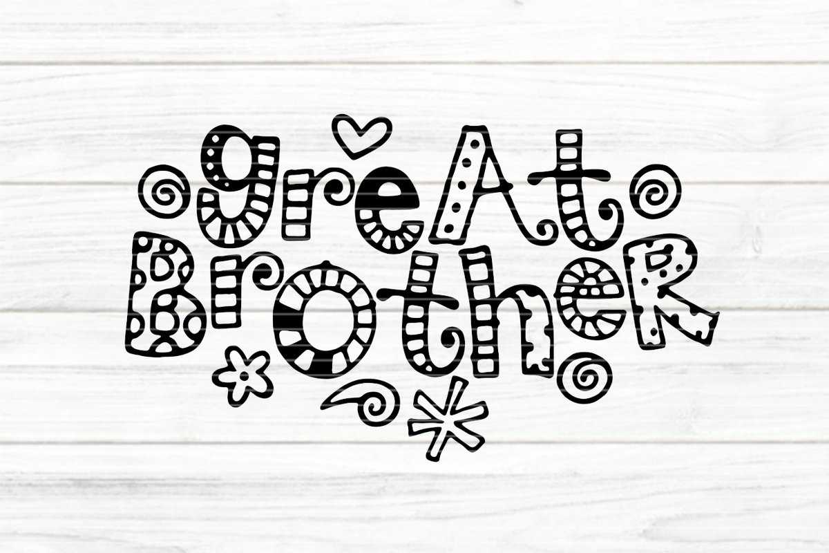 Great Brother Plotterdatei SVG DXF FCM