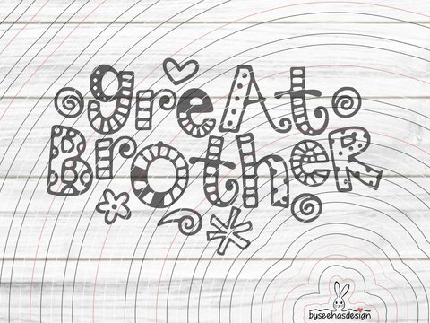 Great Brother Plotterdatei SVG DXF