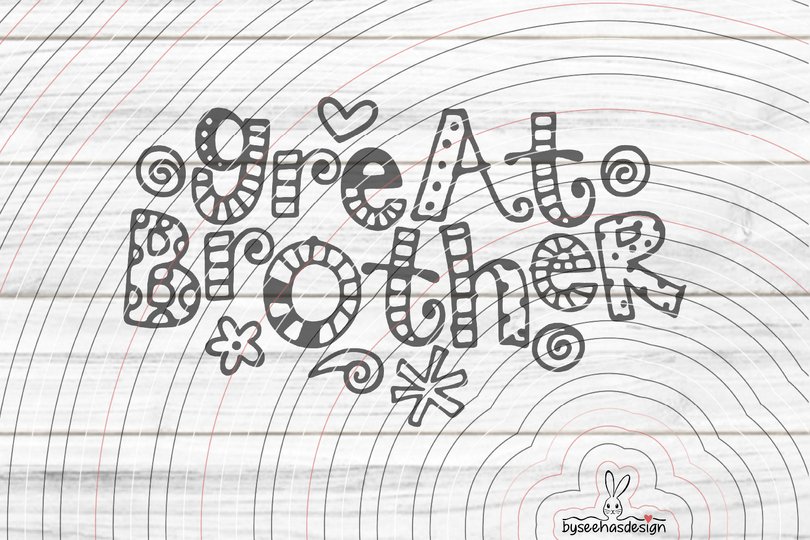 Great Brother Plotterdatei SVG DXF