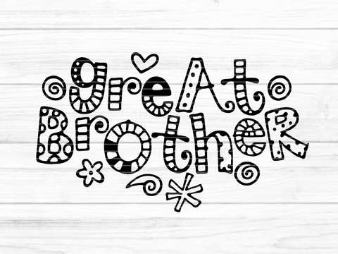 Great Brother Plotterdatei SVG DXF FCM