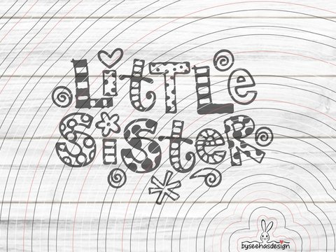 Little Sister Plotterdatei SVG DXF
