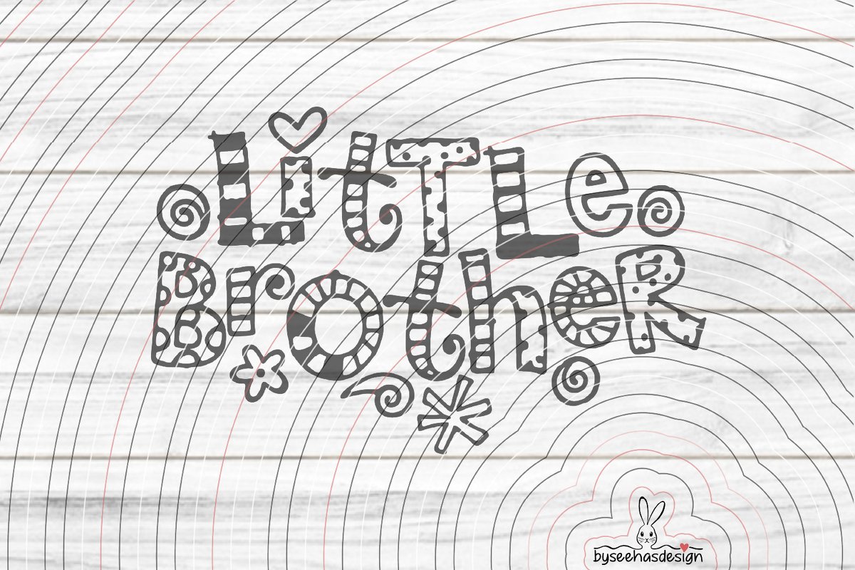 Little Brother Plotterdatei SVG DXF - Bild 2