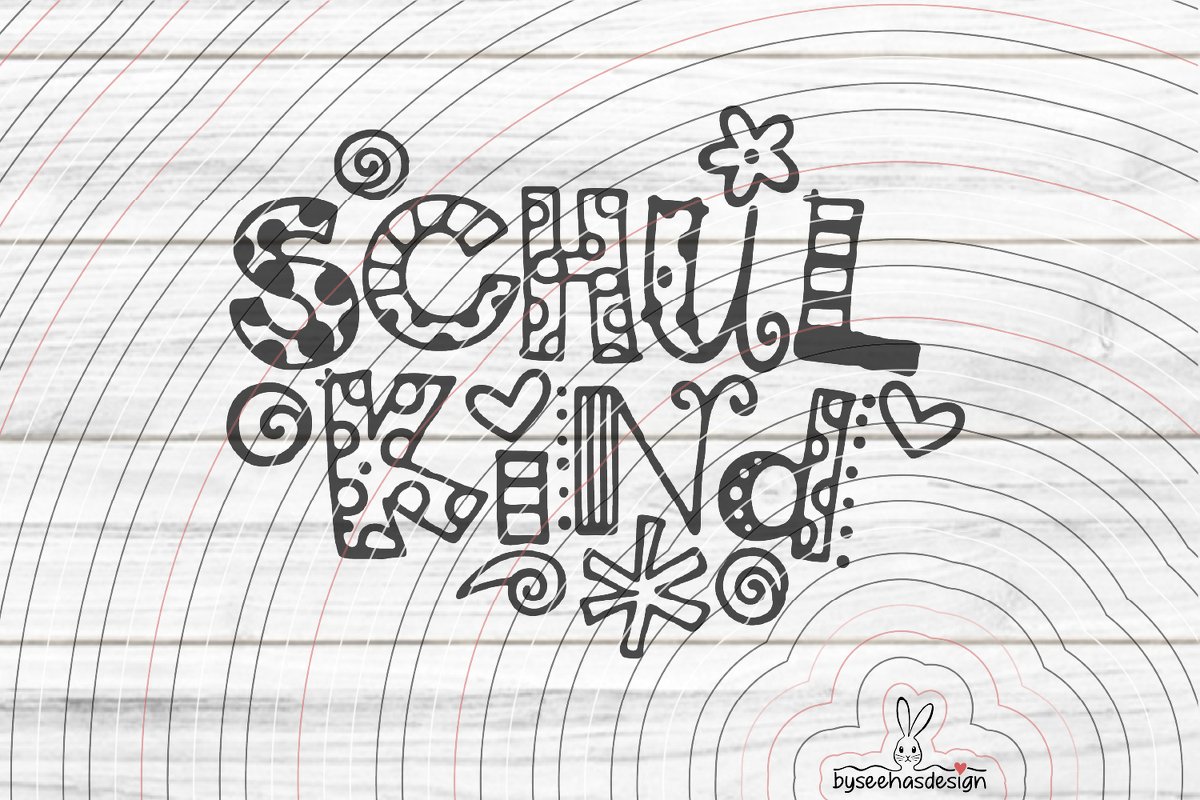 Schulkind Plotterdatei SVG DXF - Bild 2