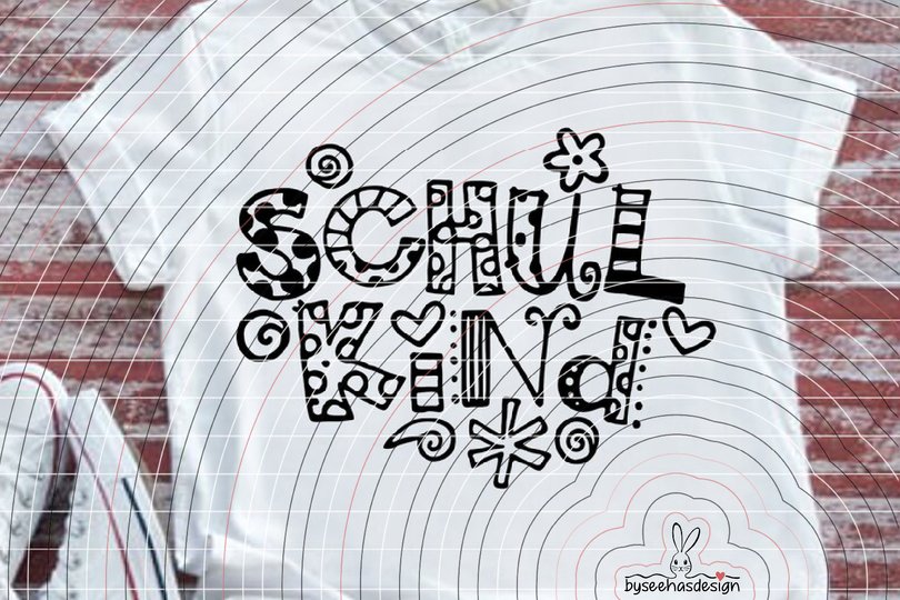 Schulkind Plotterdatei SVG DXF