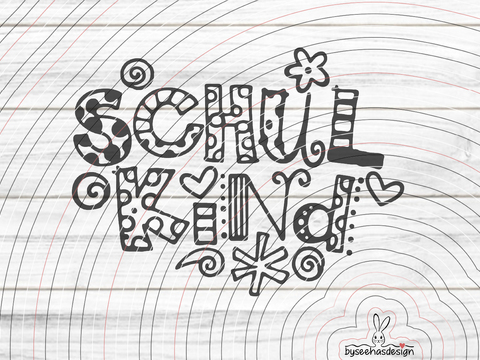 Schulkind Plotterdatei SVG DXF