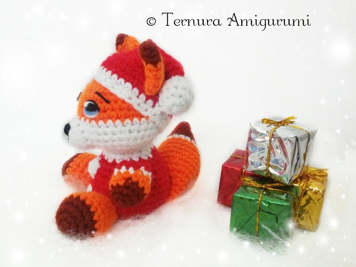 3 WEIHNACHTS HÄKELANLEITUNG !!! Nick, der Bär + Pinguin + Rocco, der Fuchs PDF ternura amigurumi english- deutsch- dutch