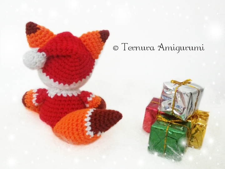 3 WEIHNACHTS HÄKELANLEITUNG !!! Nick, der Bär + Pinguin + Rocco, der Fuchs PDF ternura amigurumi english- deutsch- dutch