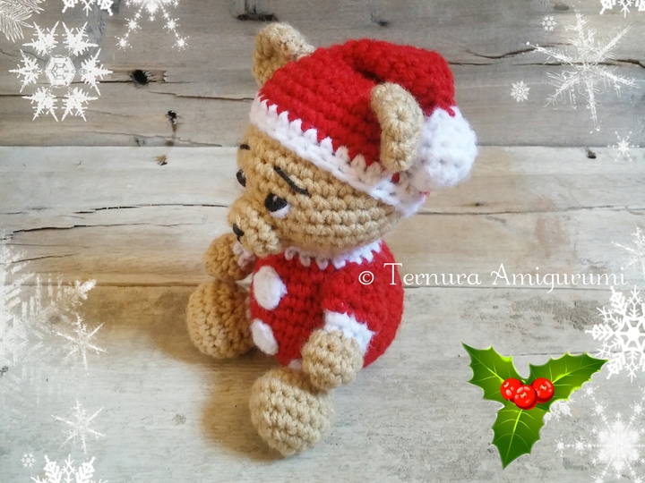 3 WEIHNACHTS HÄKELANLEITUNG !!! Nick, der Bär + Pinguin + Rocco, der Fuchs PDF ternura amigurumi english- deutsch- dutch