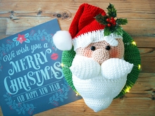 Häkelanleitung Türkranz Weihnachtsmann - PDF Datei