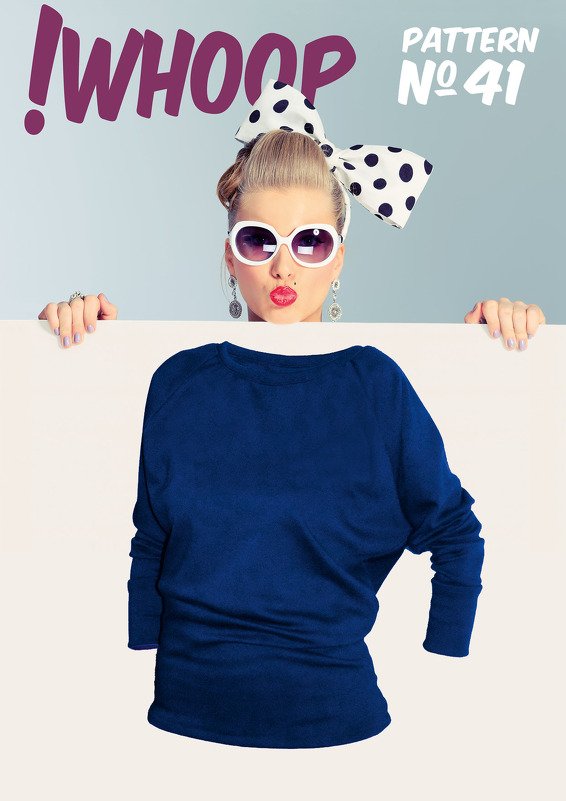 !Whoop No 41 Fledermausshirt Schnittmuster und Anleitung