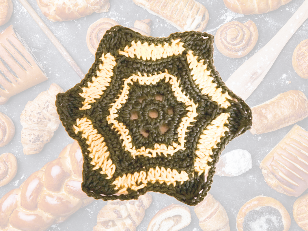 Asuteri: Häkelanleitung für dekorativen Sternchenuntersetzer - Bild 5