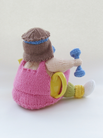 Keep Fit Tea Cosy Knitting Pattern