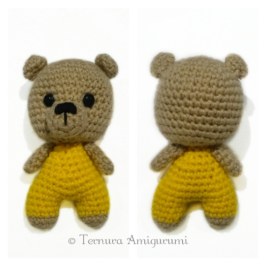 Häkelanleitung Bären PDF ternura amigurumi english- deutsch- dutch