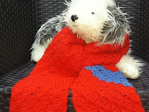 Schneller Kinderschal in Lieblingsfarben