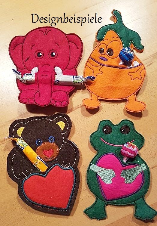 ITH Stickdateien Schokoriegel-Verpackung Elemonfrobär für den 13x18 Rahmen - Bild 4