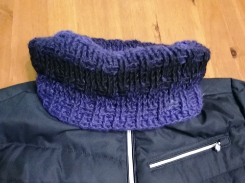 Einfacher Rundschal, Häkelanleitung