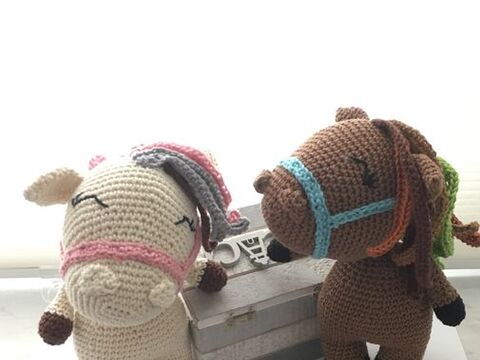 Häkelanleitung Pferd