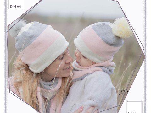 Anleitung Mini&Me Strickaccessoires Family