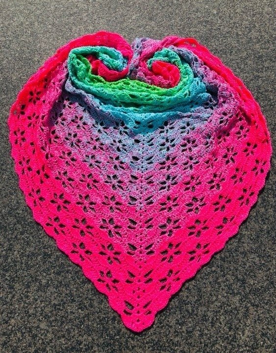 Dreieckstuch Magic Flower - Bild 2